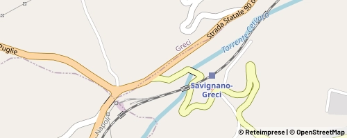 Mappa Savignano Irpino