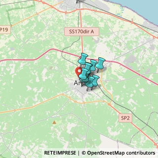 Mappa Via Peucezia, 76123 Andria BT, Italia (1.91727)