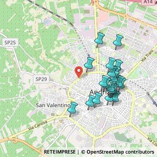 Mappa Via Peucezia, 76123 Andria BT, Italia (1.0155)