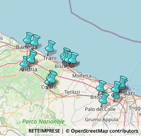 Mappa Via Pantano, 76011 Bisceglie BT, Italia (15.8235)