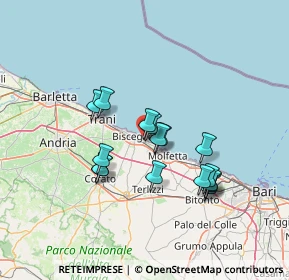 Mappa Via Pantano, 76011 Bisceglie BT, Italia (12.46063)