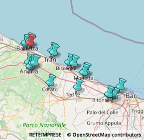 Mappa Via Pantano, 76011 Bisceglie BT, Italia (16.338)