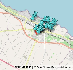 Mappa Via Padre Massimiliano Kolbe, 76011 Bisceglie BT, Italia (1.0755)