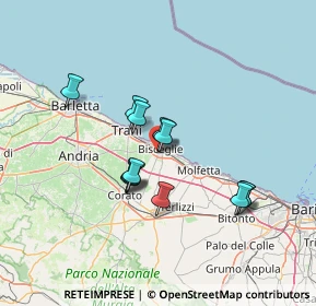 Mappa Via Padre Massimiliano Kolbe, 76011 Bisceglie BT, Italia (12.02308)