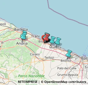 Mappa Via Padre Massimiliano Kolbe, 76011 Bisceglie BT, Italia (6.26417)
