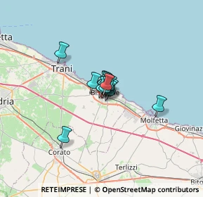 Mappa Via Padre Massimiliano Kolbe, 76011 Bisceglie BT, Italia (2.81923)