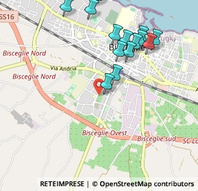 Mappa Via Padre Massimiliano Kolbe, 76011 Bisceglie BT, Italia (1.13571)