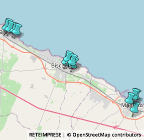 Mappa Via Mauro Giuliani, 76011 Bisceglie BT, Italia (5.85308)