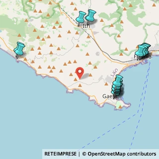 Mappa Via Sant'Agostino Km 1.500, 04024 Gaeta LT, Italia (5.9305)