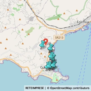 Mappa Via Mariano Mandolesi, 04024 Gaeta LT, Italia (1.86091)