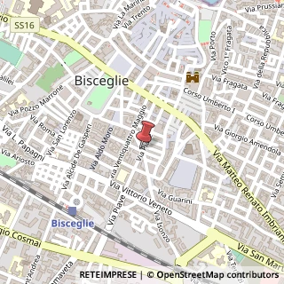 Mappa Via mazzini 21, 70052 Bisceglie, Barletta-Andria-Trani (Puglia)