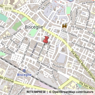 Mappa Piazza San Giovanni Bosco, 14, 70052 Bisceglie, Barletta-Andria-Trani (Puglia)