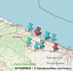 Mappa Vico Celzo, 76011 Bisceglie BT, Italia (10.47462)