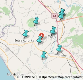 Mappa Via patroscello, 81057 Teano CE, Italia (7.88091)