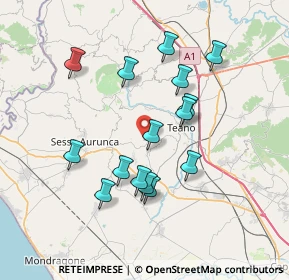 Mappa Via patroscello, 81057 Teano CE, Italia (7.16933)