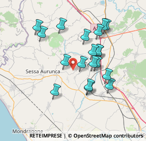 Mappa Via patroscello, 81057 Teano CE, Italia (7.03842)