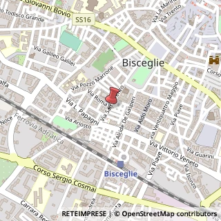 Mappa Via San Lorenzo, 43, 76011 Bisceglie, Barletta-Andria-Trani (Puglia)