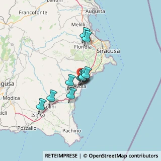 Mappa Contrada Crisilio, 96012 Avola SR, Italia (10.21545)