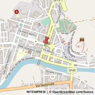 Mappa Via Alberto Lamarmora, 12, 08013 Bosa, Nuoro (Sardegna)