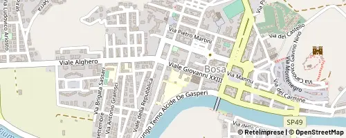 Mappa Bosa