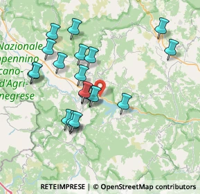 Mappa SS 598 di Fondo Valle d'Agri, 85050 Grumento Nova PZ, Italia (7.804)