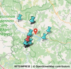 Mappa SS 598 di Fondo Valle d'Agri, 85050 Grumento Nova PZ, Italia (6.419)