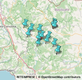 Mappa SS 598 di Fondo Valle d'Agri, 85050 Grumento Nova PZ, Italia (10.37625)