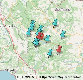 Mappa SS 598 di Fondo Valle d'Agri, 85050 Grumento Nova PZ, Italia (9.97429)