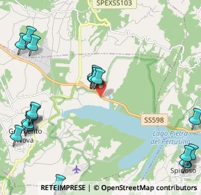 Mappa SS 598 di Fondo Valle d'Agri, 85050 Grumento Nova PZ, Italia (3.2305)
