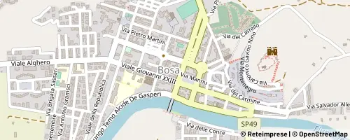 Mappa Bosa
