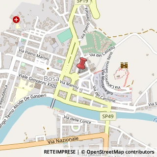 Mappa Via Ginnasio, 6, 08013 Bosa, Nuoro (Sardegna)