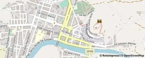 Mappa Bosa