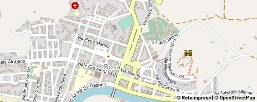 Mappa Bosa