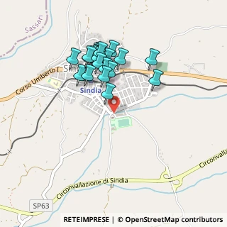 Mappa Via San Demetrio, 08018 Sindia NU, Italia (0.46154)