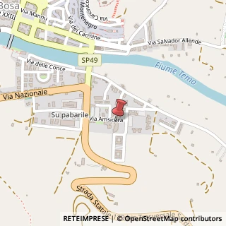 Mappa Strada Statale 129bis Trasversale Sarda, 08013, 08013 Bosa, Nuoro (Sardegna)