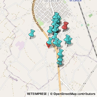 Mappa Via Cozzi palude, 73016 San Cesario di Lecce LE, Italia (0.43)