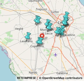 Mappa Prov. Copertino, 73043 Copertino LE, Italia (7.00706)