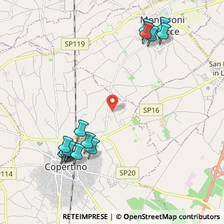 Mappa Prov. Copertino, 73043 Copertino LE, Italia (2.85714)