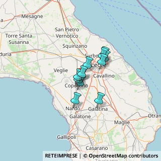 Mappa Prov. Copertino, 73043 Copertino LE, Italia (8.36182)