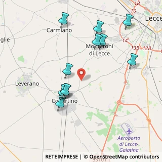 Mappa Prov. Copertino, 73043 Copertino LE, Italia (4.44091)