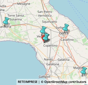 Mappa Via Lazio, 73045 Leverano LE, Italia (45.44067)