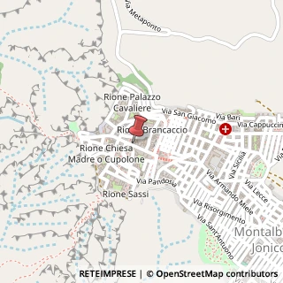 Mappa Via carlo alberto 1, 75023 Montalbano Jonico, Matera (Basilicata)