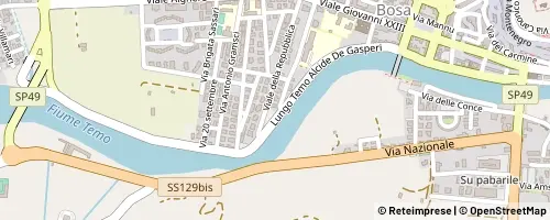 Mappa Bosa
