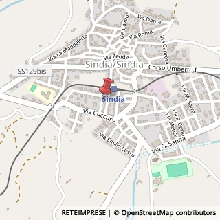 Mappa Via Giovanni Antonio Chessa, 6, 08018 Sindia, Nuoro (Sardegna)
