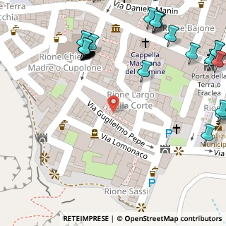 Mappa Via Guglielmo Pepe, 75023 Montalbano Jonico MT, Italia (0.1)