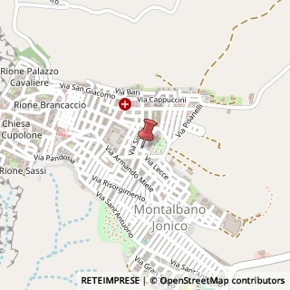 Mappa Via reggio c. 25, 75023 Montalbano Jonico, Matera (Basilicata)