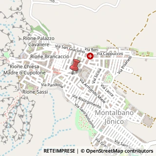 Mappa Via Piemonte, 2, 75023 Montalbano Jonico, Matera (Basilicata)