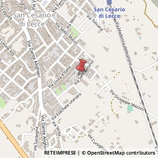 Mappa Via S. Antonio, 20, 73016 San Cesario di Lecce, Lecce (Puglia)