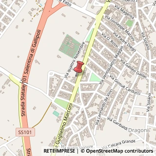 Mappa Via Guglielmo Marconi, 33, 73010 Lequile, Lecce (Puglia)