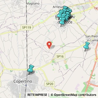Mappa Via Luigi Einaudi, 73043 Copertino LE, Italia (3.095)